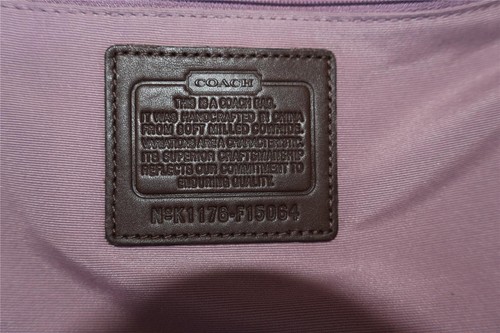 COACH Brown Pebble Leather Duffle Convertible Crossbody Shoulder Bag F15064 - Picture 17 of 20