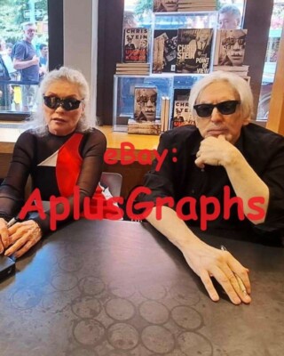 DEBBIE HARRY & CHRIS STEIN... Negative: Me, Blondie & Punk - SIGNED BOOK + Pics