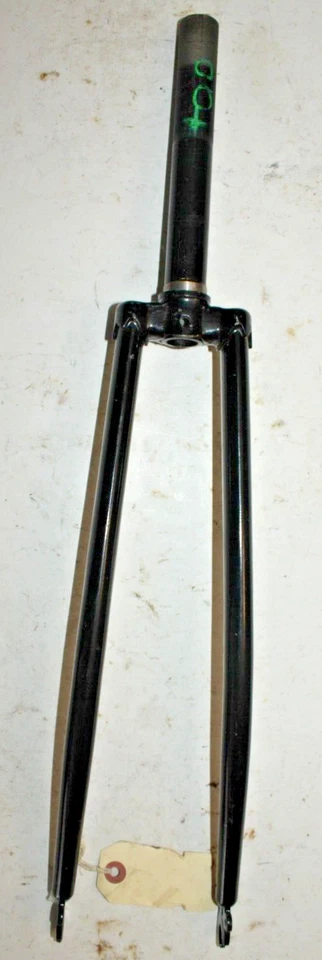 Touring Road Bike Fork 27" 1" Threaded 180mm Black Lugged Steel Fast USA Shipper - Image 2 of 4