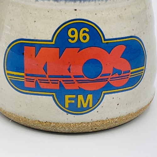 VTG Coffee Mug KKOS 96 FM Carlsbad Studio Pottery Radio Station Cup 70s 80s #B - Picture 2 of 10