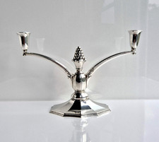 sch&ouml;ner 830 Silber Design Kerzenhalter Kerzenst&auml;nder Danish Design Art Deco 1931