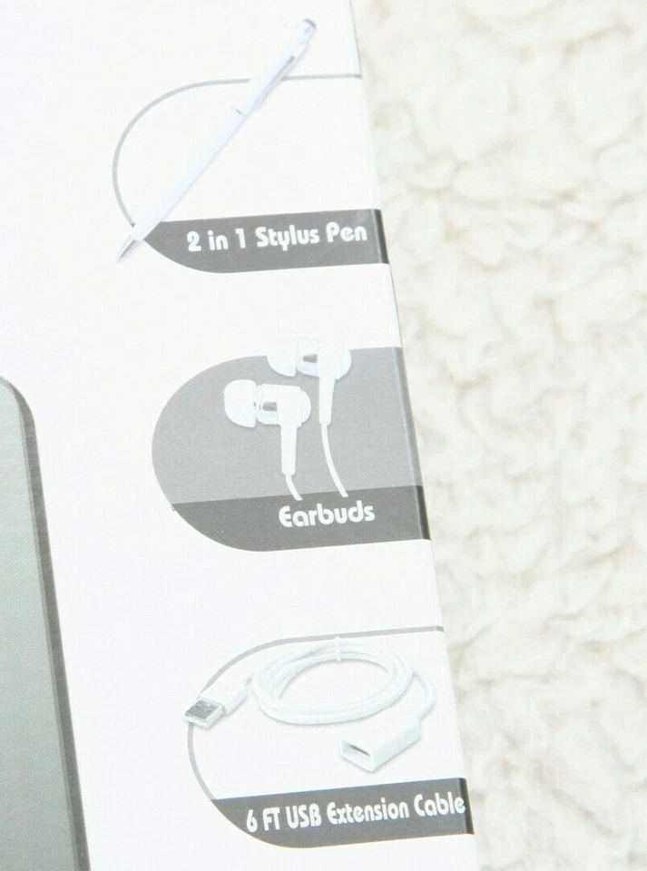 Starter Kit 6 Accessories For Mobile Devices Pen Earbuds USB Cable Charger Stand - Image 3 of 4
