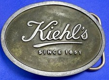 Kiehls Since 1851 American Cosmetics Brand Company Promotional Belt Buckle