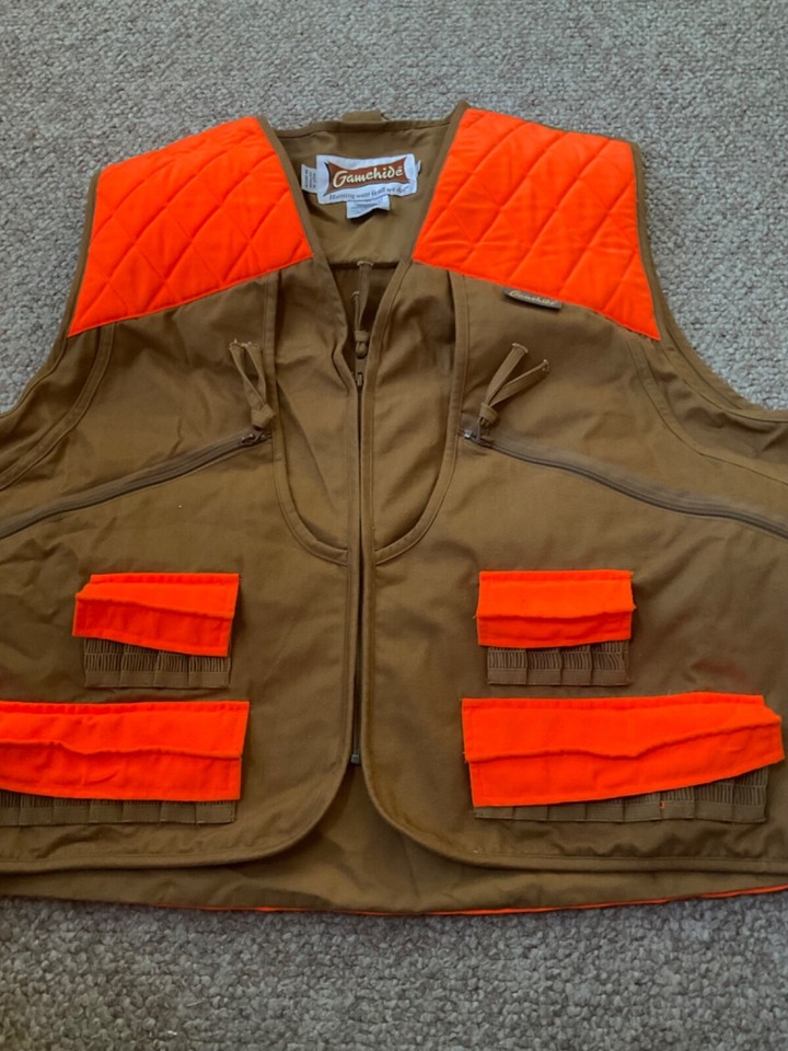 GAMEHIDE PHEASANT, QUAIL HUNTING VEST XXL (NEVER WORN) eBay