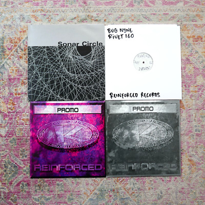 Reinforced Records 4X12'' Lot Sonar Circle Arcon Bug Nyne 90s Drum & Bass Jungle