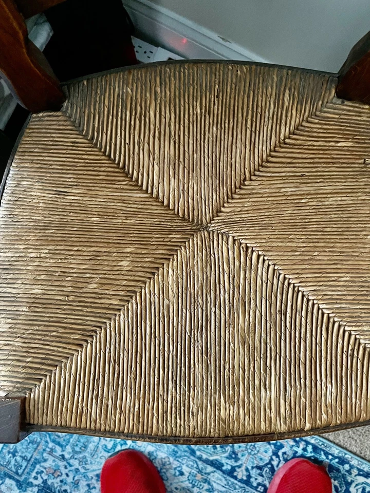 Superb Condition, 18th Century French Provincial Oak Chairs: 16.5"W 39"H 15"D - Image 3 of 4