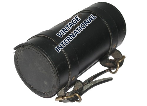 Universal Fork Bag Black For Honda Bikes Tool Round Saddlebag Handlebar New - Picture 6 of 7