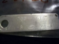 Ford 67 200 Id Engine Block Factory Tag Original