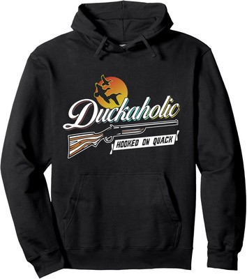 Quack Duck Hunter Duckaholic Gift Idea design Pullover Hoodie