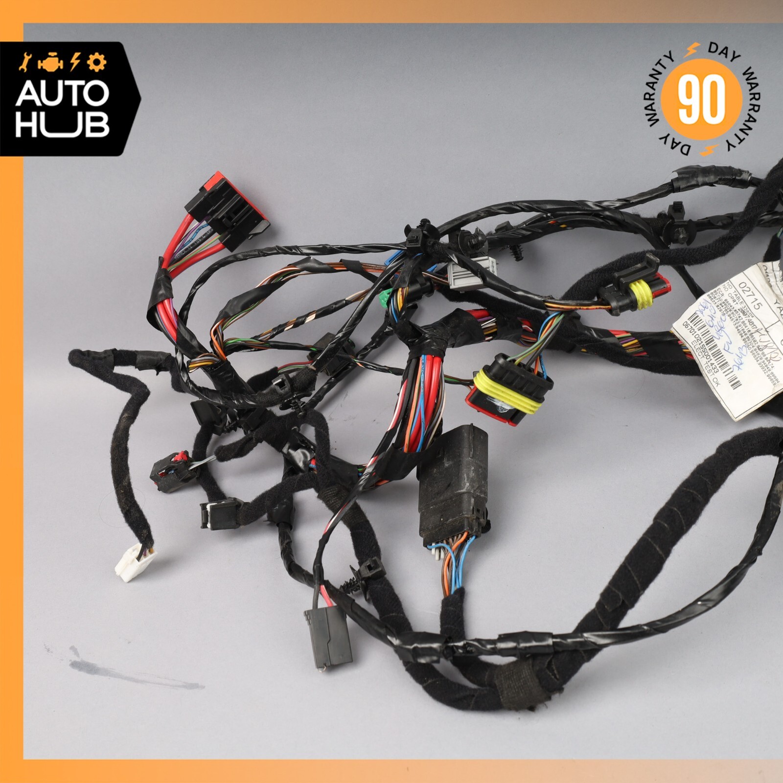 2018 Maserati Ghibli M157 3.0L RWD Rear Trunk Fuse Box w/ Wire Harness OEM