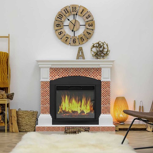 5" X 5" Terra Cotta Tango Peel and Stick Tiles - Bild 7 von 9