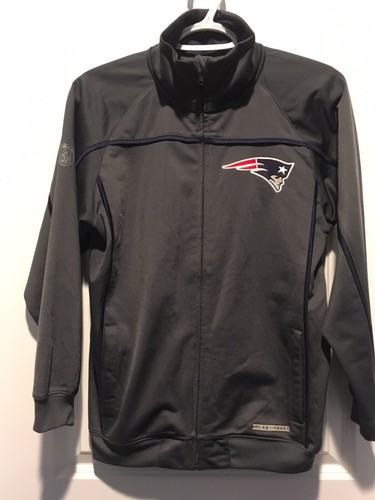 New England Patriots Trainingsjacke mit Reißverschluss Größe M 10-12 Jugend