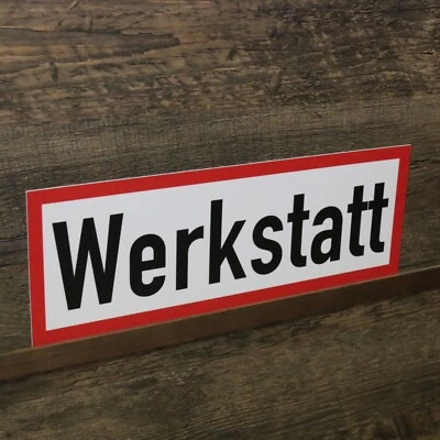 OLDSCHOOL-ROAD-SIGN O.R.S. Schild Werkstatt 34cm x 12cm Warnschild Hinweisschild KFZ Hobby Garage Halle