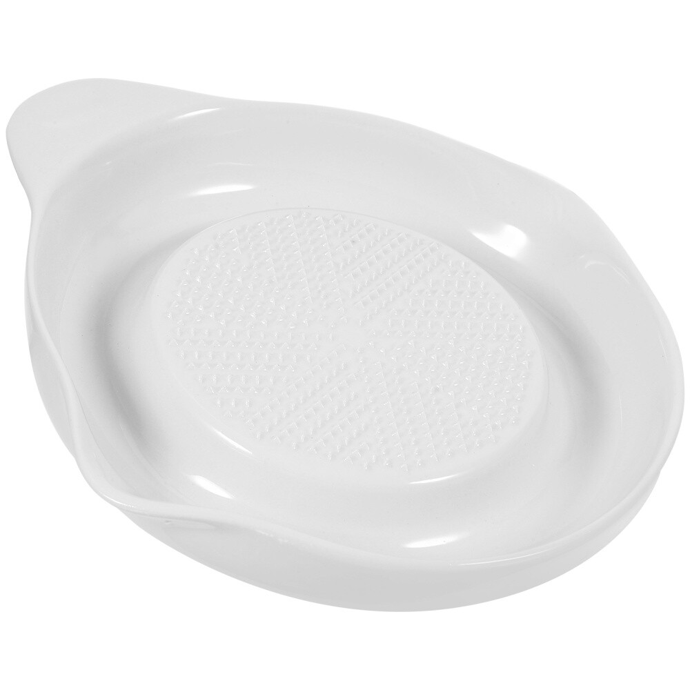 Japanese Ceramic Grater Garlic Grating Plate Small Container eBay