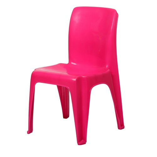 2x Tuff Play 53cm Tinker Chair Kids Plastic Furniture Indoor/Outdoor 2-6y Pink - Picture 3 of 3