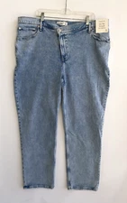 ABERCROMBIE & FITCH The 90's Straight Ultra High Waist Jeans Stretch Size 20 NWT