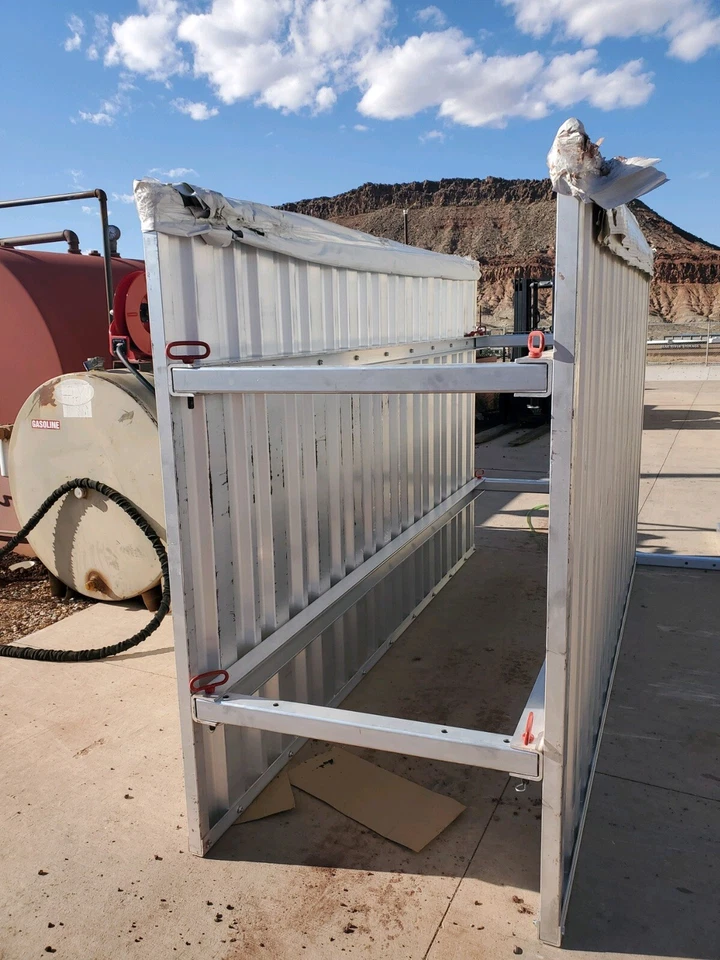 CAJA ZANJA TODO ALUMINIO (Certificada) 6'Hx10'Lx3' 4" W peso aprox 650lbs Foto 4 de 4