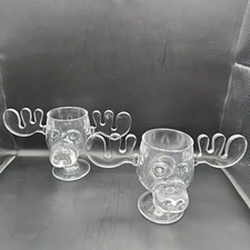 Pair (2) ICUP Inc. 2020 National Lampoon's Christmas Vacation Mouse Cups 4"x8"