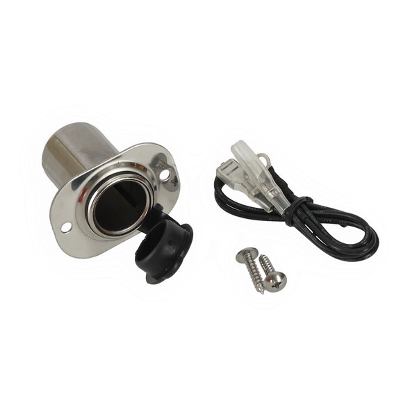 Edelstahl 12V Steckdose Wohnmobil Auto 12V Buchse ZigarettenanzüNder Wasserdicht-image