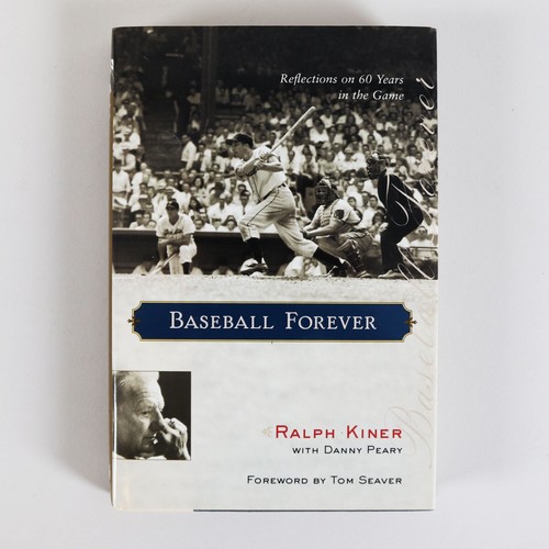 Ralph Kiner signiertes Buch Baseball Forever "HOF '75" - COA