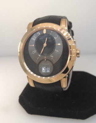HARRY WINSTON MIDNIGHT Big Date Herrenuhr 18K Roségold Automatik Neu mit Box