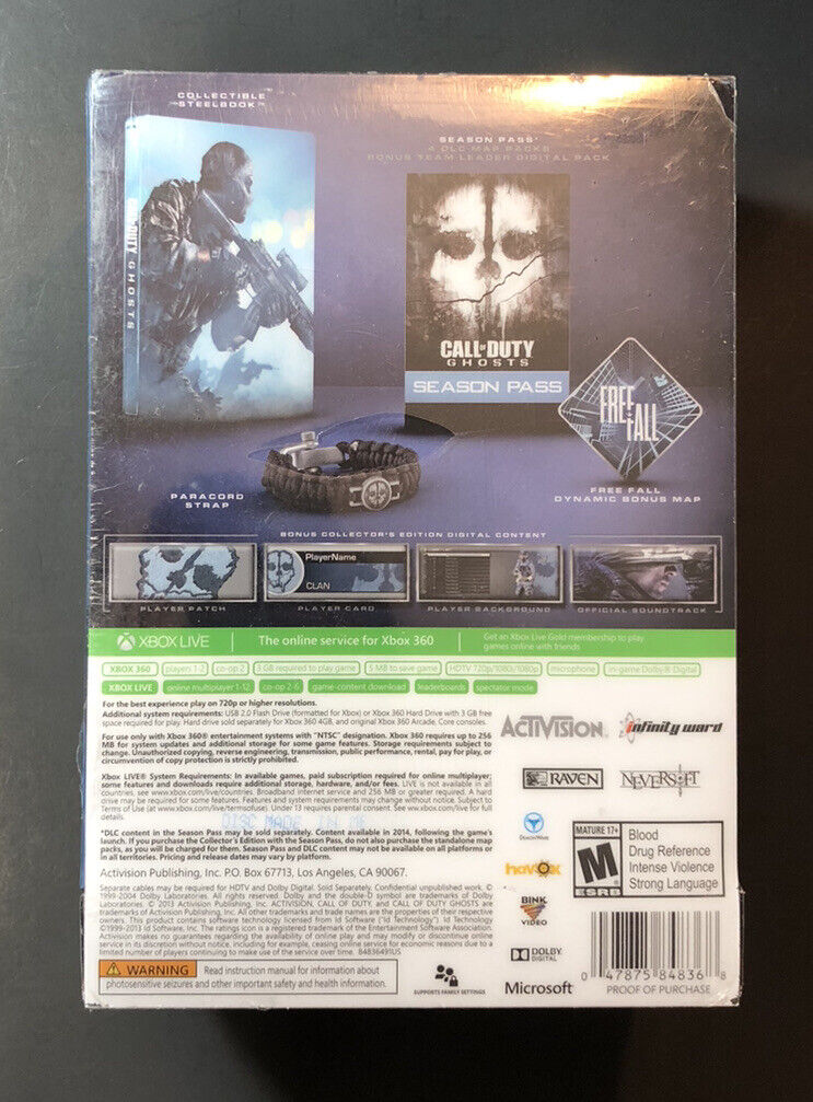 Call of Duty - Ghosts (Game With Collectible Steelbook) (XBOX ONE) on XBOX  ONE Game