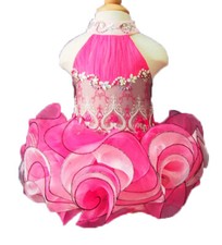 Jenniferwu Pageant Dress Girls' Tulle Princess Wedding Dress for Toddler Baby