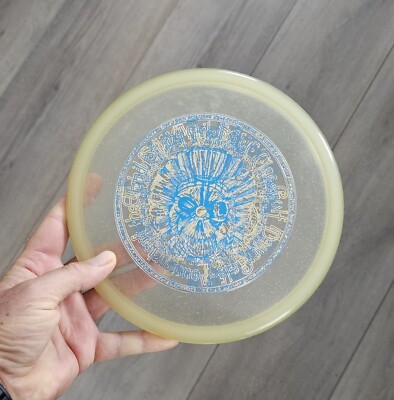 Crystal Fleck unbranded midrange shark-like 174g never thrown disc golf 