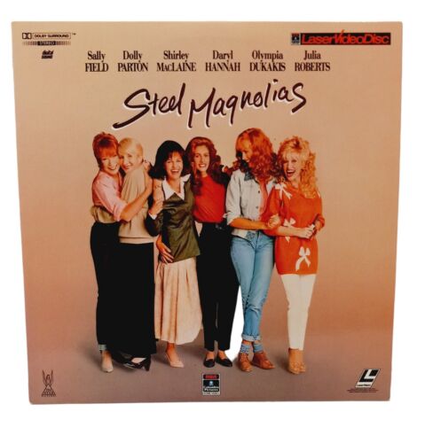 Steel Magnolias Laserdisc 70246 Dolly Parton Julia Roberts VG LD Laser Disc