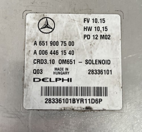 MODULO COMANDO MOTORE MERCEDES ECU 2.1 DIESEL A6519007500 A0064461540 vergine! - Foto 2 di 4