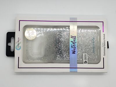 Case-Mate Waterfall Series Case for Samsung Galaxy Note 8 Clear/Silver