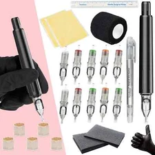 DIY Tattoo Cartridge Needles Stick Hand Poke Pen Handmade for Tattoo Accessories