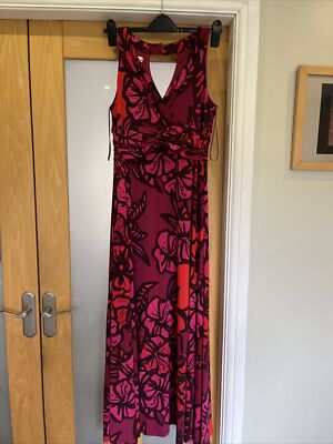 KALIKO~STUNNING ALINE JERSEY MAXI DRESS~SIZE 10 BACK~red | eBay KALIKO~STUNNING ALINE JERSEY MAXI DRESS~SIZE 10 BACK~red | eBay