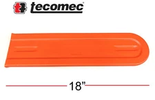 Tecomec Bar Cover 18" Scabbard Chainsaw Great Quality - Orange