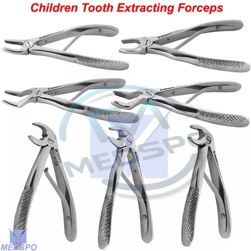 Pinza Estrazione Pediatrica Chirurgica Bambini per Mascelle Inferiori Strumenti Dentali - Foto 1 di 9