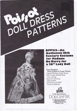 Set of 9 Poissot Doll Dress Patterns by Doll Crafter