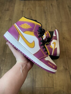Nike Air Jordan 1 Mid DOD 'DÍA DE MUERTOS' Sneakers - Zivaar Artisan