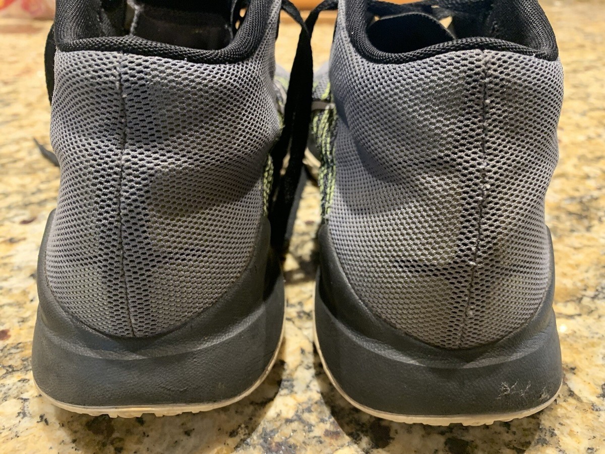 NICE! Nike ZOOM Ascension Basketball Sneaker/Shoe Black/Grey/Green 