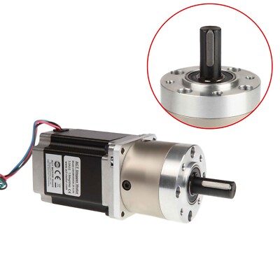 4,25:1 Planetary Speed Reducer Stepper Motor Nema23 Φ12mm Kayway 1.9N.m 1244mm