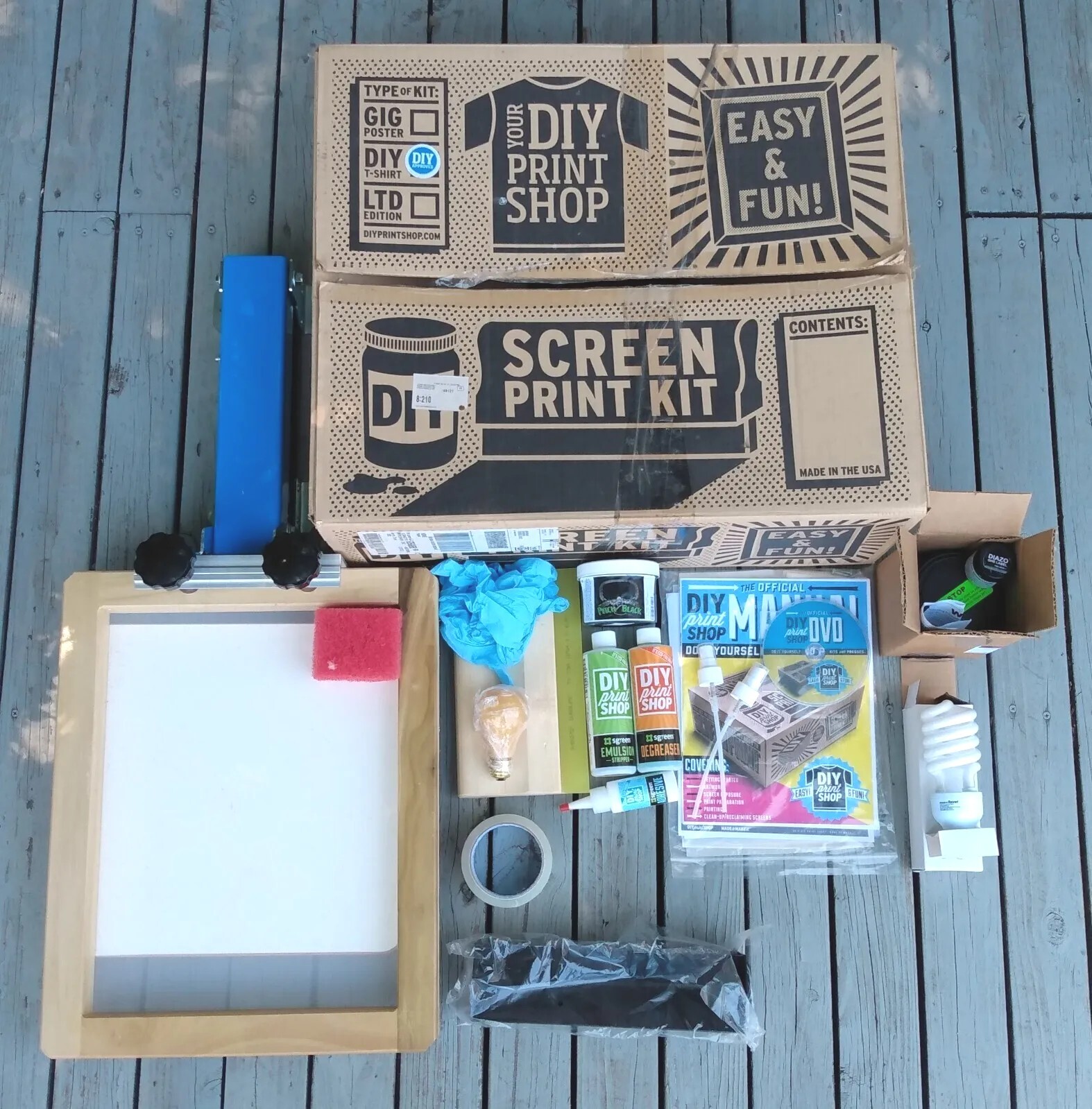 TShirt Shop Screen Printing Kit