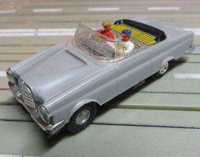 Faller AMS -- Mercedes 300 SE Convertible with Traffic Transmission Block Engine #EBS657