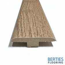Solid MDF Laminate Threshold Strip Door Bar New York Oak Colour 3 Profiles 