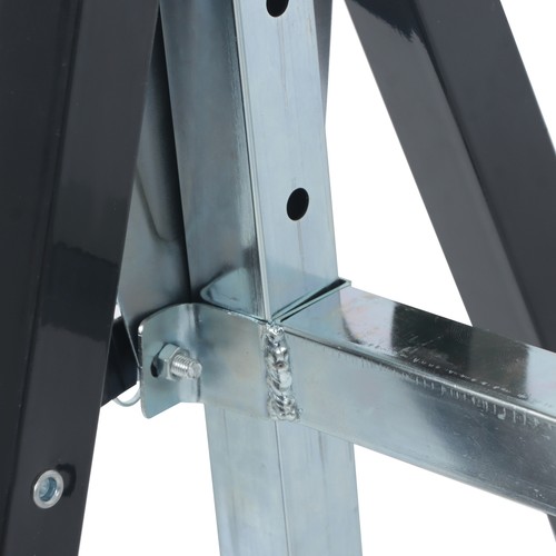 Soporte de trabajo de caballo de sierra de metal plegable de altura ajustable de 2 piezas 440 libras - Imagen 15 de 20