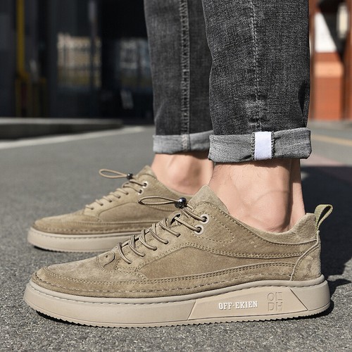Zapatos formales de cuero para negocios para hombres al aire libre informales estilo británico zapatillas para caminar - Imagen 8 de 15