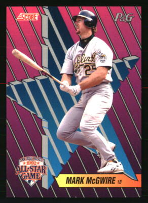 Mark McGwire 1992 Score Procter & Gamble #2 BASEBALL Card