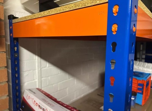 4 Tier Rapid Racking 1 Shelf Heavy Duty Storage Shelves H1980 x D610 x ...