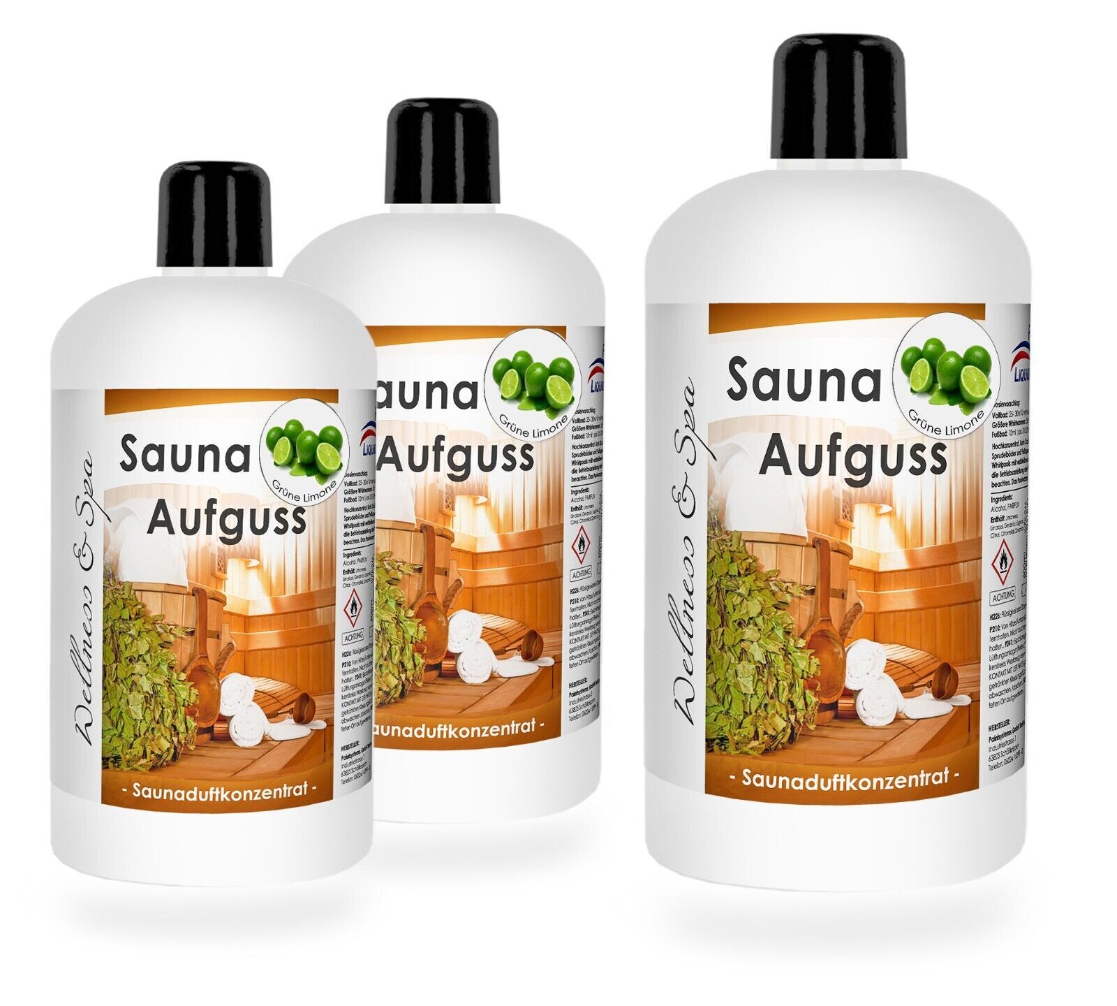 Saunaaufguss Konzentrat / Saunaduft Konzentrat freie Duftwahl aus 60 Top-Aromen