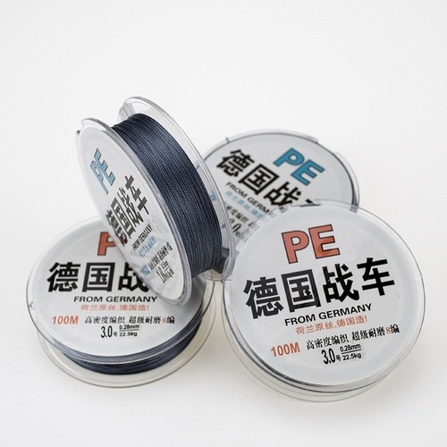 8 Brins Tressé Pêche Ligne Fort Pe de pour Carpe Mouche Durable - Photo 5/12