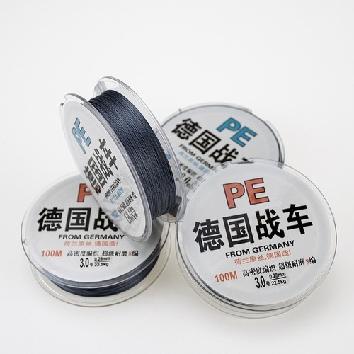 100M 8 Strands Braided Fishing Line Strong PE Fishline for Carp Fly Fishing Tool - Picture 1 of 12