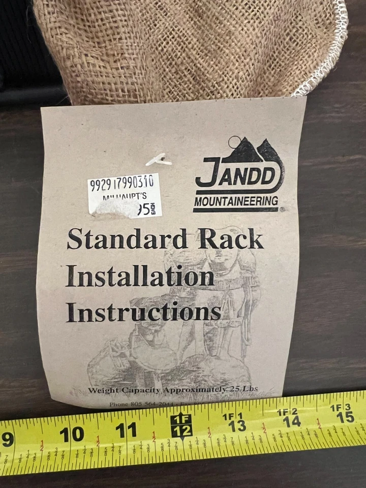 Jandd Standard Rear Mounted Bike Rack aluminum touring camping vintage - Image 4 of 4